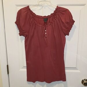 Ralph Lauren- Reddish/Rust Hue Top Size: M